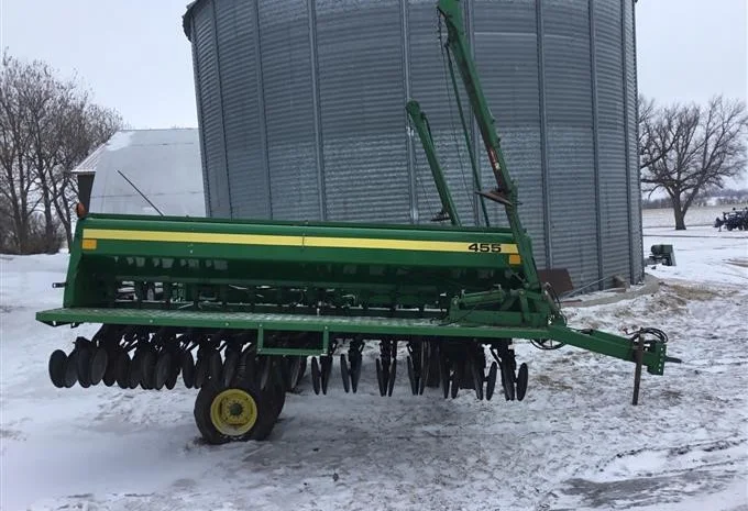 Широкорядная зерновая сеялка Джон Дир John Deere 455 (м/р 25 см.)- фото № 1