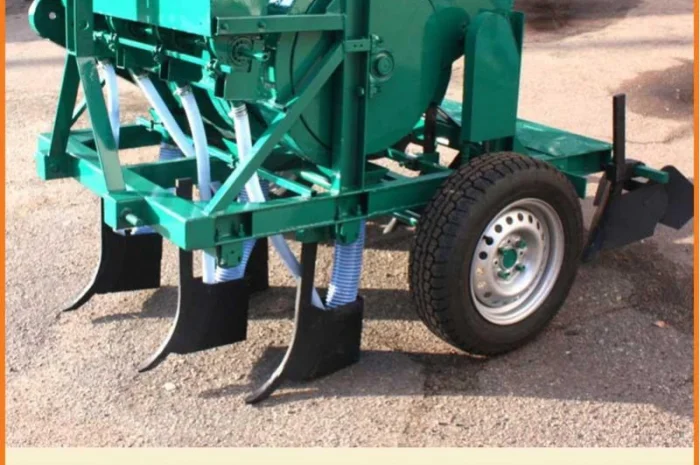 Чесночная сажалка для трактора. Сеялка для посадки чеснока (лука, тюльпанов) прицепная- фото № 1