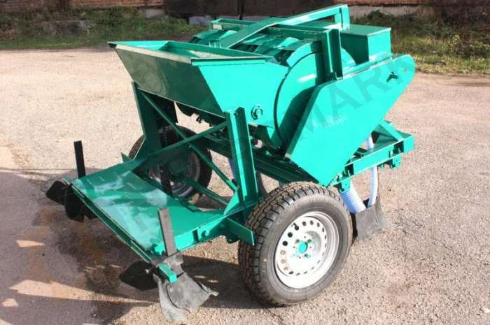 Чесночная сажалка для трактора. Сеялка для посадки чеснока (лука, тюльпанов) прицепная- фото № 5