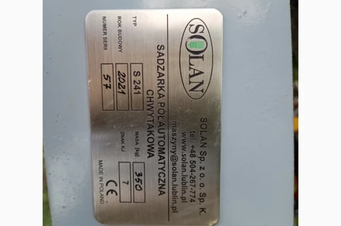 Продаю напівавтоматичну саджалку SOLAN- фото № 12