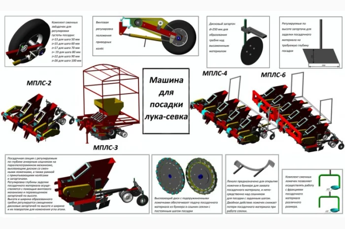 Продам сажалку для лука-севка и чеснока МПЛС-3- фото № 2