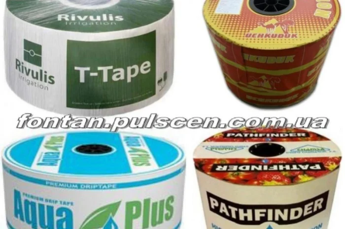 Капельная лента капельна стрічка в бухте 500м 1000м 2000м 3200м капельное орошение- фото № 7