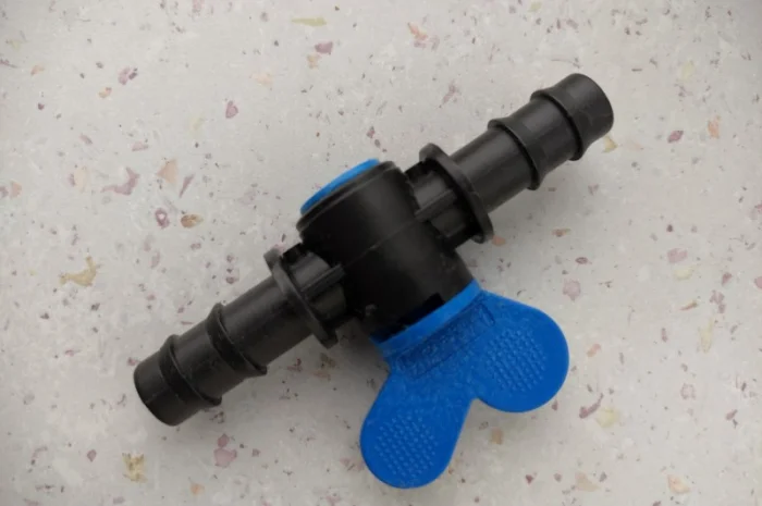 Кран проходной SantehРlast IMK-11 для садовой трубки (D16) Упаковка 50 штук- фото № 1