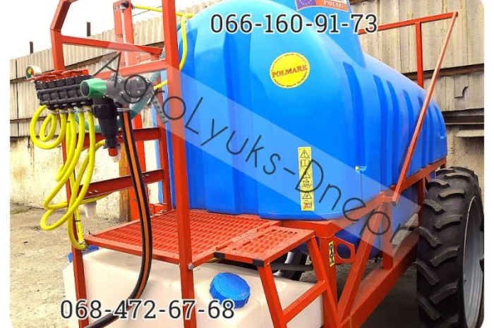 Штангові Причіпні обприскувачі на 2000, 2500 л- фото № 1