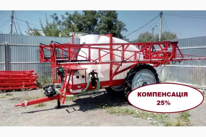 Український обприскувач 2500 л штанга 18 м - КОМПЕНСАЦІЯ - 25%- фото № 1