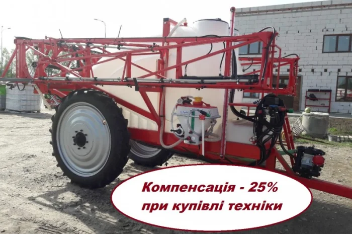 Польовий штанговий обприскувач 3000 л штанга 18, 21, 24 м - КОМПЕНСАЦІЯ - 25%- фото № 1