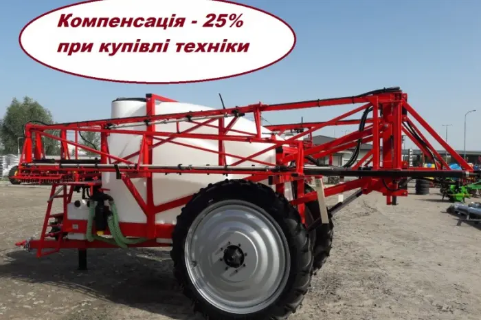 Обприскувач штанговий 3000 л штанга 18- фото № 1