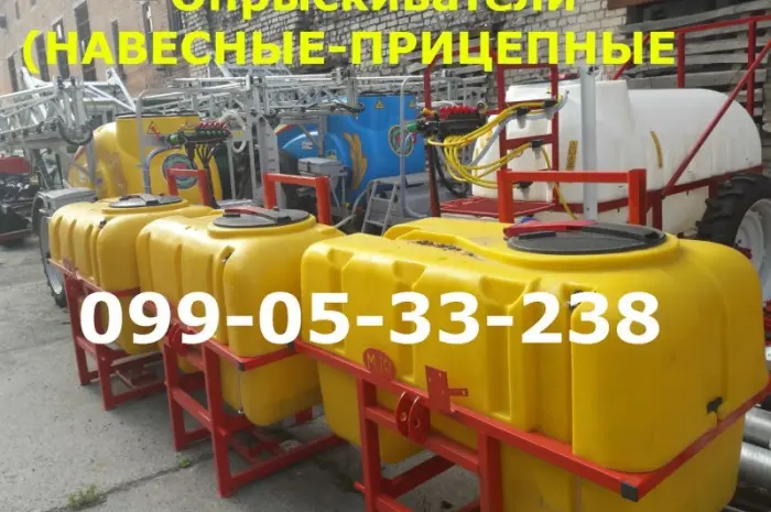 ОПРЫСКИВАТЕЛЬ ОП прицепные и навесные оп (как на фото) от 400л до 2500 литровые Продажа ОП- фото № 1