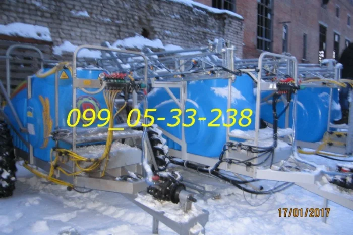 Максус ПРИЧІПНИЙ обприскувач з механічним крилом (начинка італія ПРИЧІПНИЙ максус ОП-2000- фото № 1