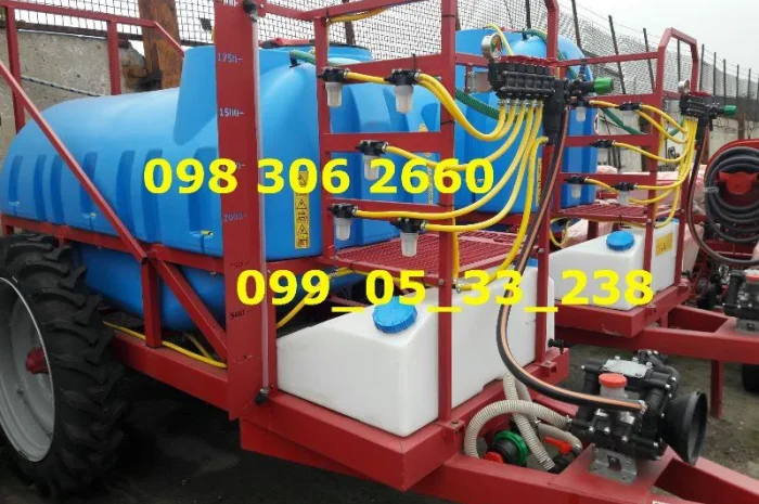 Опрыскиватель ОП -2000(2500) polmark прицепные(Гидравлика, миксер, тройная форсунка )- фото № 1