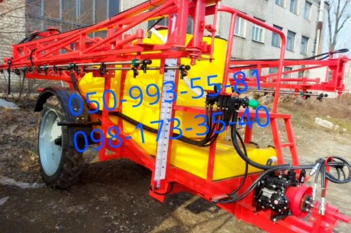 Гідравлічний польовий причіпний обприскувач ОП2000, крила 18-21м. Доставка по Україні- фото № 1