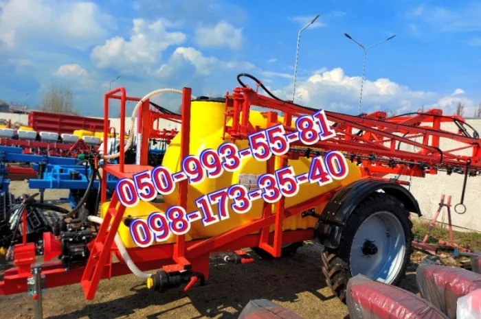 Прицепной штанговый опрыскиватель ОП 2000 Штанга Гидравлика 18-21м- фото № 1