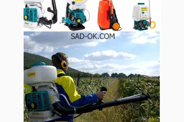 Опрыскиватель обприскувач аккумуляторный бензиновый мотоблочный. Sad-ok com- фото № 5
