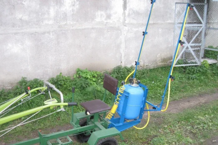 Опрыскиватель Нержавейка 80 л. Навесной. Для мотоблока, трактора- фото № 9