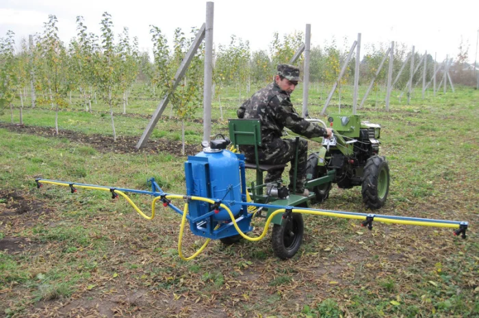 Опрыскиватель Нержавейка 50 л. Навесной. Для мотоблока, трактора- фото № 5