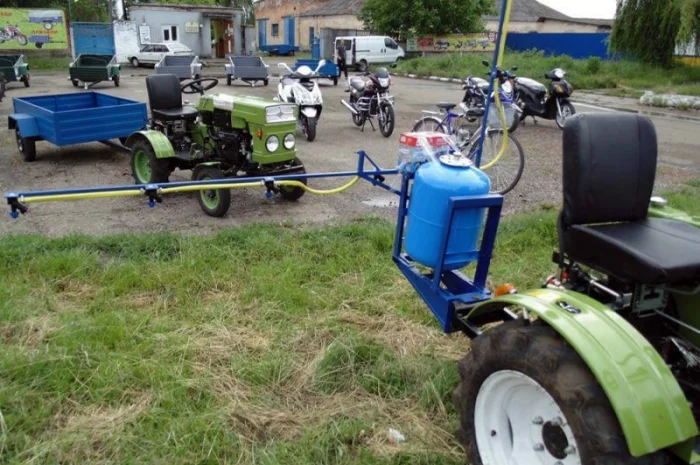 Опрыскиватель Нержавейка 50 л. Навесной. Для мотоблока, трактора- фото № 7