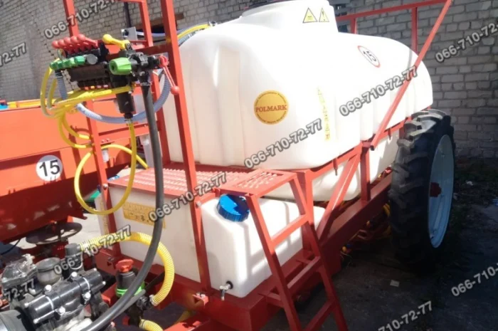 ОП-2000 polmark опрыскиватель прицепной два куба- фото № 1