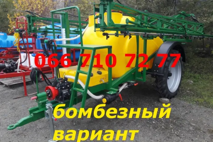 Опрыскиватель полевой прицепной ОП-3000-21-18 -2000 л/18-21штанга на полной гидравлике- фото № 1