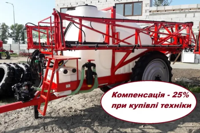 Обприскувач Агротехніка-Глеваха 3000 л штанга 24 м - КОМПЕНСАЦІЯ - 25%- фото № 1