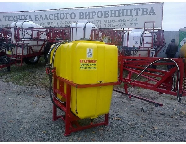 Обприскувач навісний ( начіпний ) 800 л штанга 14 м- фото № 1