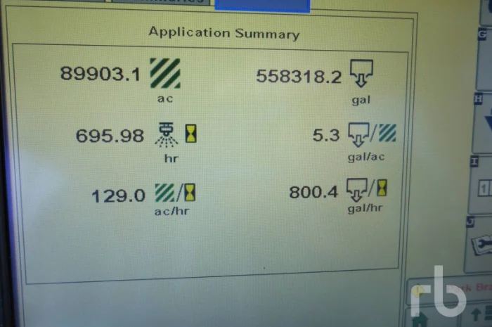 2010 г. 695 м.ч.Опрыскиватель Джон Дир Дір John Deere 4830 из США- фото № 3
