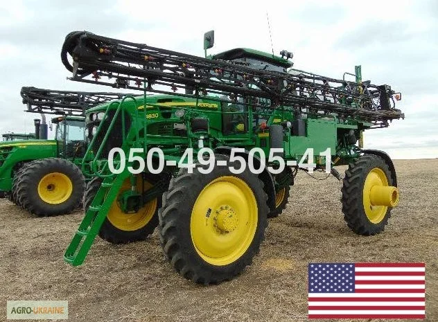 260 м.ч. опрыскиватель John Deere Джон Дир 4830 б/у бумтрек, автотрек- фото № 1