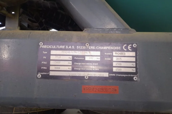 Опрыскиватель самоходный Berthoud RAPTOR 4240- фото № 12