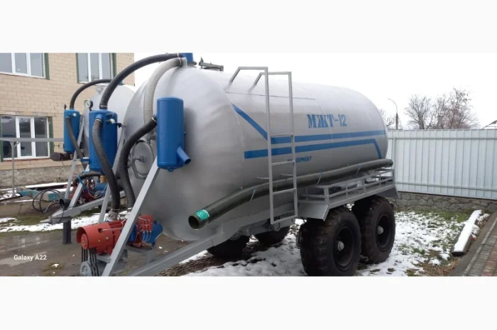 Бочка МЖТ-12 вакумна для навозу та води- фото № 1