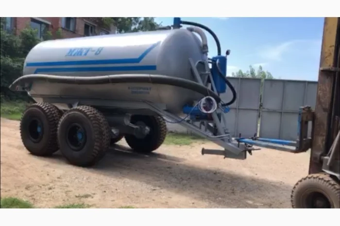 Бочка навозу МЖТ-8 вакумна з розкидачем- фото № 3