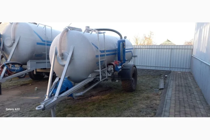 Бочка МЖТ-10 одноосная вакумная на 10м3- фото № 1