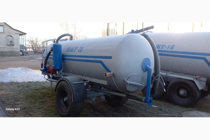 Бочка МЖТ-10 одноосная вакумная на 10м3- фото № 2