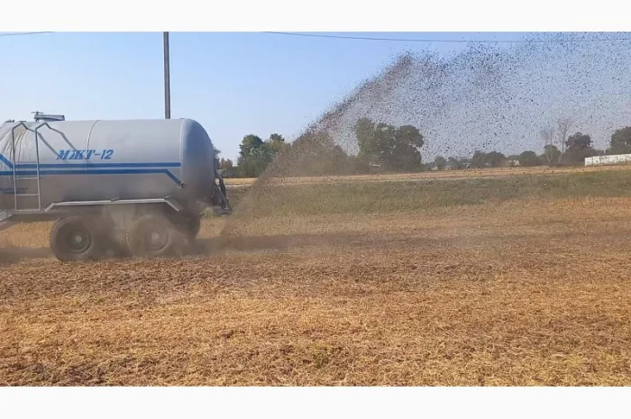 Бочка МЖТ-12 навозу з насосом розкидачем та мішалкою- фото № 1