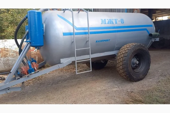 Бочка вакумна МЖТ-8 для свинокомплексу з розкидачем- фото № 4