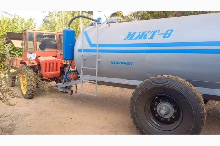 Бочка вакумна МЖТ-8 для свинокомплексу з розкидачем- фото № 5