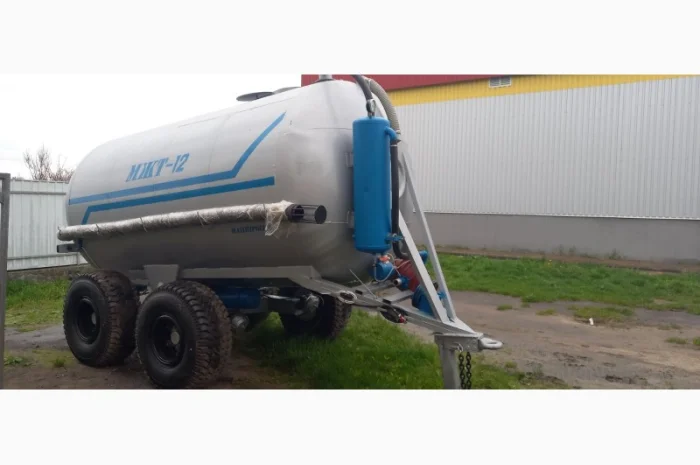 Бочка МЖТ-12 для навоза вакумна з розкидачем 12-14м- фото № 1