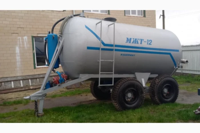 Бочка МЖТ-12 для навоза вакумна з розкидачем 12-14м- фото № 5