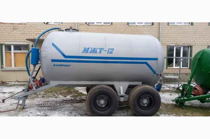 Бочка МЖТ-12 з вакумною установкою та розкидачем- фото № 2