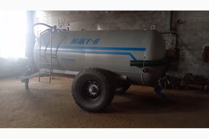 Бочка для викачки навозу МЖТ-8 (8м3) з розкидачем 10-12м- фото № 3