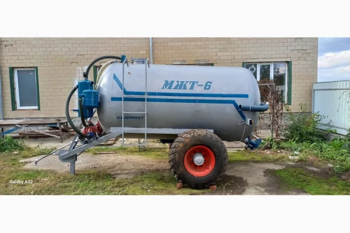 Бочка навоз МЖТ-6 (6м3) вакумна з розкидачем від виробника- фото № 2