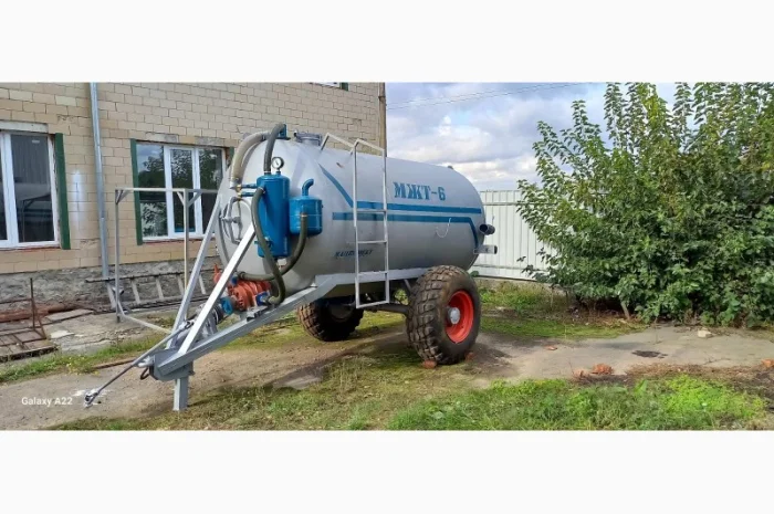 Бочка навоз МЖТ-6 (6м3) вакумна з розкидачем від виробника- фото № 4