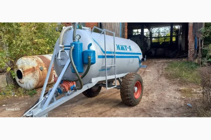 Бочка навоз МЖТ-6 (6м3) вакумна з розкидачем від виробника- фото № 5