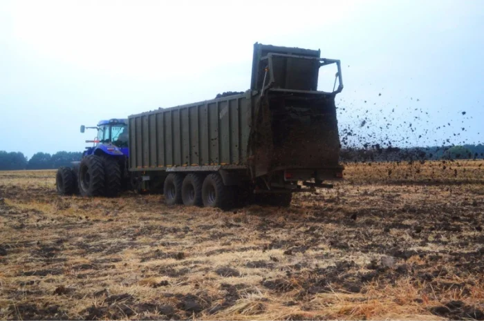 Гноєрозкидач, розкидач органічних добрив ТЗП Атлант Кобзаренка- фото № 3