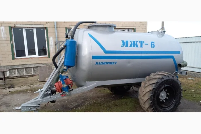 Бочка для викачки навозу та розкидання МЖТ-6 (6м3)- фото № 2