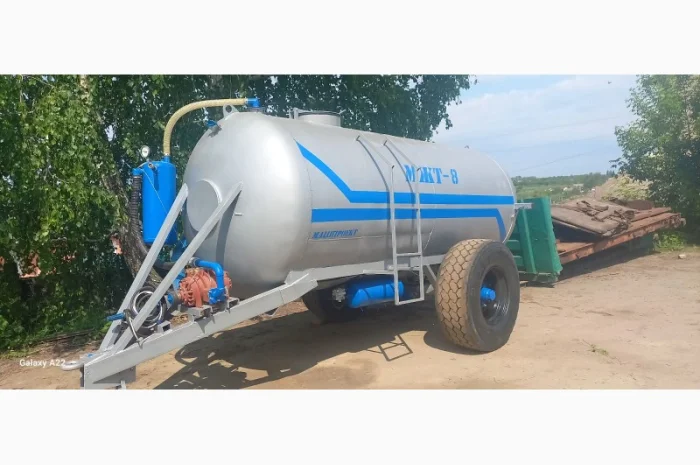 Бочка вакумна МЖТ-8 для навозу- фото № 1