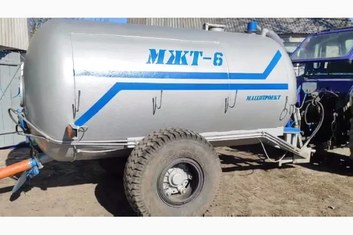 Бочка навозу МЖТ-6 (6м3) вакумна з розкидачем- фото № 3