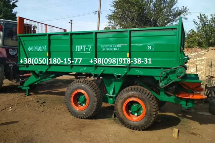 Навозоразбрасыватель ПРТ-7 под куриный помет- фото № 3