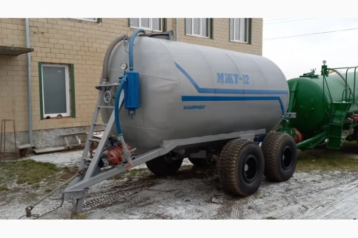 Бочка МЖТ-12 для викачки і розкидання навозу 12-14м- фото № 1