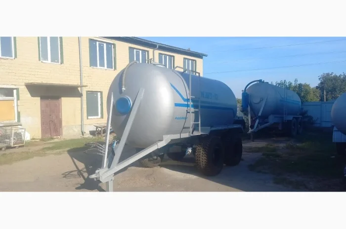 Бочка навозу МЖТ-12 (12м3) з розкидачем та мішалкою- фото № 4