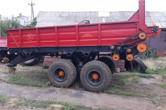 Навозо розкидач, разбрасыватель минеральных удобрений ПРТ-7, РОУ- фото № 2