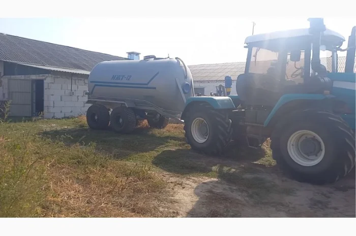 Бочка МЖТ-12 навозу має мішалку + розкидач 12м- фото № 3